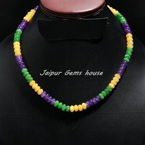 Gran Venta de collar de cuentas de cuarzo multicolor creativo de grado AAA cuentas de piedra sueltas naturales piedras preciosas de cuarzo de caramelo multifacético - Product Image 1