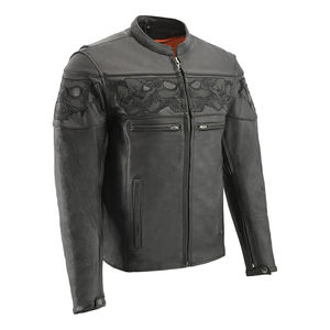 แจ็กเก็ตหนังแฟชั่นผู้ชาย - Product Image 1