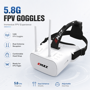 EMAX 5 8G 48CH FPV Video Goggles <b>RC</b> <b>Drone</b> Quadcopter Model Aircraft Headset - Product Image 2