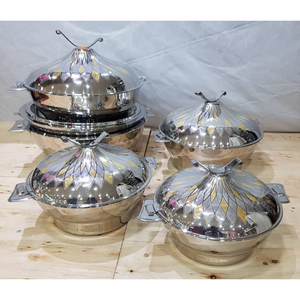 Fabricants Et Exportateurs De Casserole En Argent Moderne Haute Qualité Hôtel Ware Traiteur Plats Dessert Présentoir - Product Image 1
