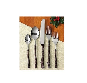 Handcrafted Premium Metal Flatware Modern Metal Cutlery Collection for Daily Meals Set for Fine Dining Dining Essentials Metal - Product Image 1