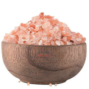 Sal del Himalaya Rosa pura 100%, molienda gruesa, grado alimenticio ecológico sin químicos con diseño de estilo floral y amor - Product Image 1