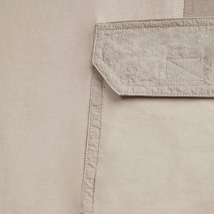 T-shirt en tricot à col rond personnalisé avec logo pour homme, en coton/fibre de bambou, service OEM avec poche avant unie, design uni, version 2023 - Product Image 6