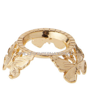 ที่วางไข่รูปผีเสื้อ ราคาประหยัด ผลิตจากโลหะอะลูมิเนียมชุบทอง คุณภาพพรีเมียม อุปกรณ์ครัว อุปกรณ์ตกแต่งบนโต๊ะ - Product Image 2