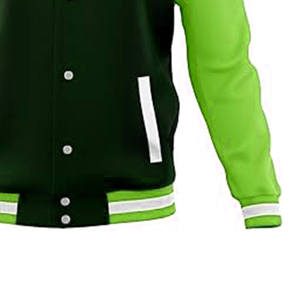 Hiver Automne Vestes universitaires Letterman de haute qualité pour femmes Manteaux d'hiver à manches longues Bomber en cuir Vestes universitaires personnalisées - Product Image 4