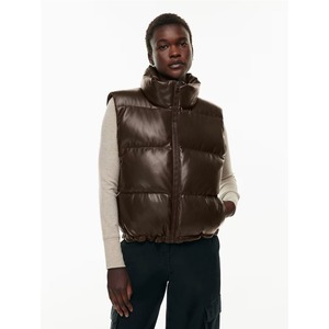 Speedy Industry, chaqueta sin mangas con cremallera y cuello levantado ligero personalizada, chaleco acolchado impermeable con chaleco hinchado y bolsillos - Product Image 1