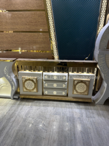 Comptoir de nourriture de mariage opulent pour les événements intérieurs des États-Unis Comptoir de présentation supérieur pour l'hôtel et le restaurant/Table de comptoir de buffet pour la restauration - Product Image 2