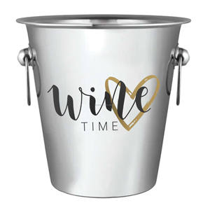 Seau à glace pour le vin Seaux à glace en métal faits à la main de taille et de conception personnalisées avec logo et poignée Prix personnalisé - Product Image 5