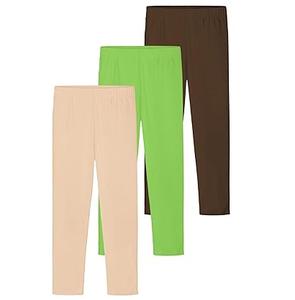 Leggings Lisos de Alta Calidad Hechos a Medida OEM para Niñas, Pantalones Joggers Ajustados, Leggings de Algodón y Elastano - Product Image 5