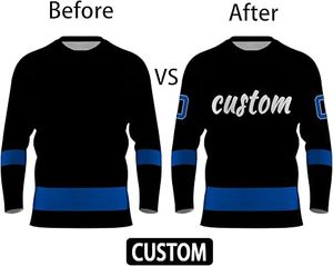 Le plus populaire concevez votre propre logo uniforme de hockey sur glace grande taille pour adulte - Product Image 6