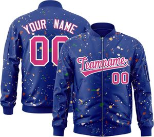 Veste universitaire zippée personnalisée OEM pour les vêtements de l'équipe et le style de rue, logo brodé et marque de distributeur disponibles - Product Image 1