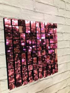 กุหลาบแพ็คสีทอง16แผ่น1ft ตกแต่งแต่ละแผ่นผนังกระจกเลื่อมผนังสำหรับงานแต่งงานและของตกแต่งครบรอบ - Product Image 3