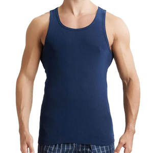Camiseta sin mangas para correr y entrenar para hombre, chaleco de alta calidad para gimnasio, camisetas sin mangas para fitness al aire libre con logotipo personalizado para hombre, venta al por mayor - Product Image 1