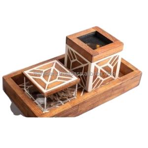 Juego de Quemadores de Incienso de Alta Calidad, Incienso Árabe de Nácar, Juego de Quemadores de Incienso con Incrustaciones de Nácar, Regalo de Ramadán - Product Image 5