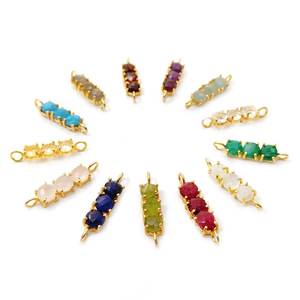 Gran oferta de cadena de conector de piedra natal múltiple Natural, cadena de conector de bisel facetado Briolette, producto de tendencia para cadena de conector - Product Image 2