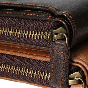 Nueva Cartera Corta para Hombre, Multifuncional, Vintage, Tarjetero, Monedero de Cuero PU, Cartera Delgada de Cuero para Hombre - Product Image 4
