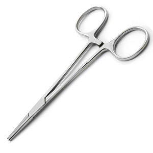 Pince hémostatique manuelle Crile en acier inoxydable avec pointe droite incurvée pour dissections émoussées tenant des sutures en chirurgie artérielle - Product Image 2