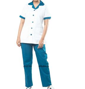 ชุดเสื้อคอวีและกางเกงคาร์โก้สำหรับผู้หญิงชุดเครื่องแบบฤดูร้อนธรรมชาติขนาดเล็กปกติ - Product Image 6