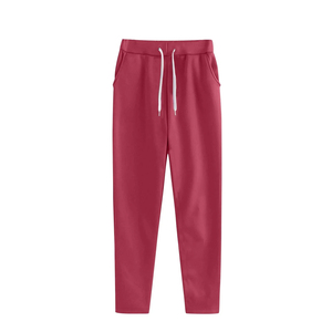 กางเกงจ็อกเกอร์ผู้หญิง ดีไซน์ขาเรียว พร้อมเชือกผูกเอว สวมใส่สบาย เหมาะสำหรับใส่ทุกวัน - Product Image 2