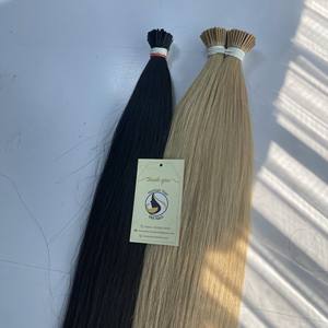 ผมมนุษย์ก่อนต่อเชื่อมแบบรัสเซีย,ผมต่อแบบดิบสองด้านปลายแบนเรมี่นาโน/V/ U - Product Image 2