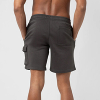 Shorts décontractés pour hommes grande taille en polyester/nylon personnalisés avec logo imprimé en 3D, poche cargo latérale, respirant, taille élastique, séchage rapide
