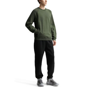 Vente en gros OEM de sweat-shirt uni à col rond en coton polaire de haute qualité avec logo personnalisé et surdimensionné pour hommes en haute qualité, à prix convenable - Product Image 5