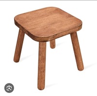 Tabouret de Bar Moderne Minimaliste en Bois de Haute Qualité Nouveau Design en Bois Naturel Fait à la Main pour les Restaurants Café Forme Irrégulière