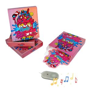 Bolsas de Mylar Personalizadas de 3.5G, 7G y 14G a Prueba de Olores con Impresión en Huecograbado, con Altavoz de Caja de Música, Bolsas de Mylar de 3.5G para Dulces, Set de Caja de Regalo Musical - Product Image 5