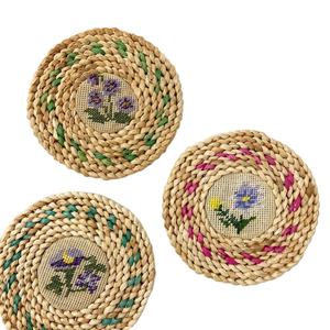 Natural Sea Grass Coasters Table Mats Decorative Wedding Sea Grass Wicker Table Decoration <b>Placemat</b> - Product Image 1