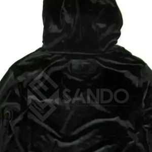OEM fabrica chándal de terciopelo de moda para hombre chándal de terciopelo de color sólido para hombre ropa informal chándal de terciopelo para hombre - Product Image 6
