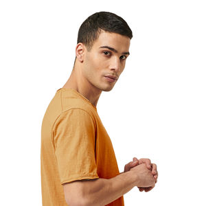 Novedad en camisetas de lujo de algodón orgánico 100% personalizadas para hombre, ropa de calle antiarrugas de alta calidad con estampado de manga corta - Product Image 4