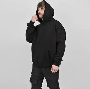 Sudadera con capucha de diseño de logotipo personalizado French Terry de algodón 100% para hombre - Product Image 4