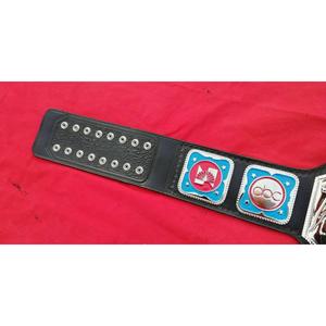 NWA Television Heavyweight <b>Wrestling</b> Champion <b>Belt</b> Real Cowhide Leather Nickel Plated Zinc Metal Sport Equipment HES073 Model - Product Image 5