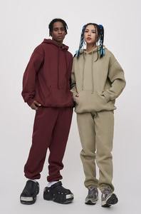 ชุดวอร์มผ้าฟลีซผ้าฝ้าย100% ขนาดใหญ่ของผู้ชายชุดวอร์มผ้าคอตตอนแบบเต็มตัวระบายอากาศได้ดีตามสั่งสำหรับฤดูหนาว - Product Image 5