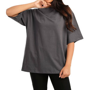 Nueva camiseta de gran tamaño de moda para mujer, camisetas personalizadas de fábrica, camisetas para mujer hechas en Pakistán - Product Image 1