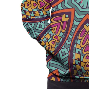 Sweat-shirt en polaire polyester avec broderie 3D personnalisée et impression par sublimation respirante pour homme, streetwear d'hiver - Product Image 3