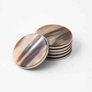 Posavasos de cuerno de búfalo de estilo clásico hechos a mano, rectángulo único para té, café, jugo, vino, restaurante, Bar, Hotel, oficina, cualquier ocasión - Product Image 4