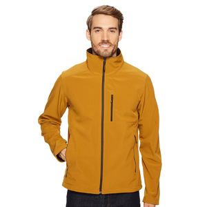 Chaqueta Softshell de calle alta de invierno para hombre al aire libre, cuello levantado, transpirable, secado rápido, cierre de triple botonadura, logotipo personalizado - Product Image 1