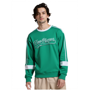 Sudaderas de béisbol de moda de color personalizable Material de algodón suave puro respetuoso con la piel Sudadera esencial para hombres - Product Image 1