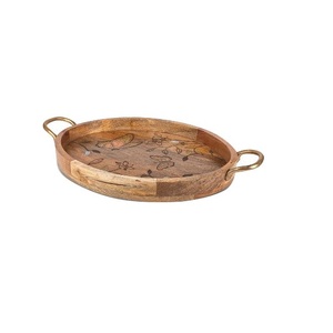 Ustensiles de cuisine maison de haute qualité restauration snacks utilisés et plateau de service de fruits secs conception personnalisée plateau élégant - Product Image 2