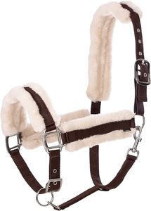 Vente en gros de licou d'équitation confortable en nylon avec rembourrage en fourrure polaire de qualité supérieure - Product Image 3
