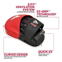 Coussinets de frappe en cuir PU personnalisés de haute qualité Target & Focus Mitts pour Taekwondo Muay Thai-Produits de boxe en gros OEM