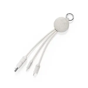 Cavo di Ricarica USB Personalizzato Dumof, Gadget Promozionali Ecologici - Product Image 1