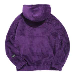 OEM Custom 100% High Quality <b>Mens</b> <b>Sherpa</b> Fleece <b>Hoodie</b> 100% Polyester 280 to 350 gsm - Product Image 2