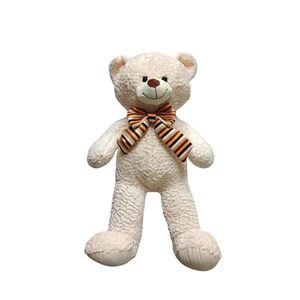 Peluche da 95cm, morbido, bianco/marrone, orsacchiotto, per bambini, peluche, giocattolo di peluche, bianco/marrone - Product Image 1