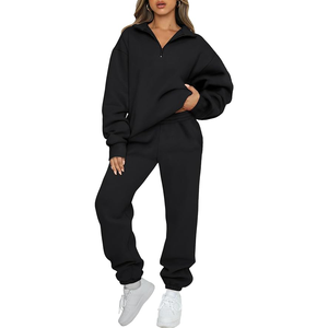 Combinaison de sport à manches longues pour femmes Survêtements à capuche à manches longues avec logo coupe-vent imprimé Caractéristiques Hiver Taille Plus - Product Image 1