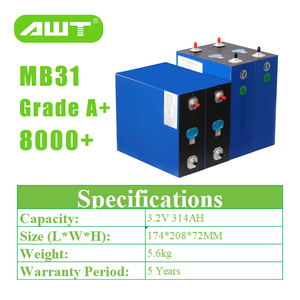Ophalen op de Amerikaanse/Europese markt mogelijk. Cornex Gotion Rept EV Prismatische 3.2V 314Ah 628Ah 280Ah LiFePO4 Grade A Batterij LiFePO4 Cel - Product Image 5