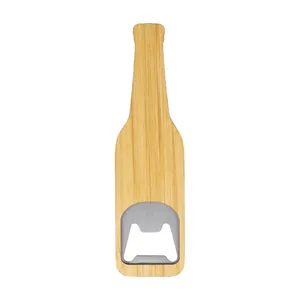 Ouvre-bouteille et tire-bouchon personnalisés en bambou : gadgets uniques - Product Image 3