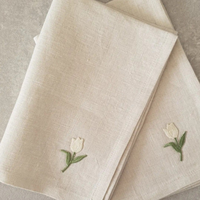 Serviettes de cuisine carrées en coton biologique, lot de 12, séchage rapide, forte absorption d'eau, faible rétrécissement, lavables 1000 fois