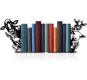 Porte-livre décoratif 3D moderne et antique, en métal robuste, sculpture chinoise, Zahid Exports - Product Image 1